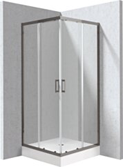 Deante Funkia Evo Kabina prysznicowa z brodzikiem kwadratowa 80x80 cm KYCZD088P
