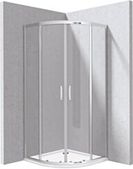Deante Funkia Evo Kabina prysznicowa z brodzikiem półokrągła 80x80 cm KYPP0088P