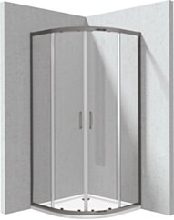 Deante Funkia Evo Kabina prysznicowa z brodzikiem półokrągła 80x80 cm KYPPD088P