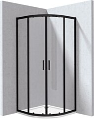 Deante Funkia Evo Kabina prysznicowa z brodzikiem półokrągła 90x90 cm KYPPN099P