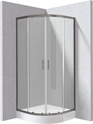 Deante Funkia Evo Kabina prysznicowa z brodzikiem półokrągła 90x90 cm KYPZD099P