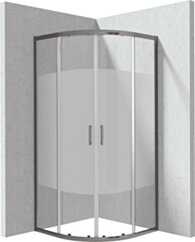 Deante Funkia Evo Kabina prysznicowa półokrągła 90x90 cm - wzór pas KYP_DE99P
