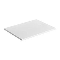 Omnires AQUAROCK kompozytowy brodzik prysznicowy antypoślizgowy, 80 x 100 cm, biały mat AQUAROCK80-100BM