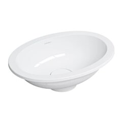 Omnires SHELL M+ umywalka podblatowa, 38 x 25 cm, biały połysk SHELL380UPBP