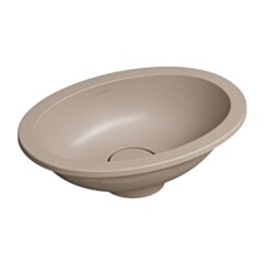 Omnires SHELL M+ umywalka podblatowa, 38 x 25 cm, dune beige mat SHELL380UPDB