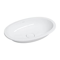 Omnires SHELL M+ umywalka podblatowa 54 x 34 cm, biały połysk SHELL540UPBP