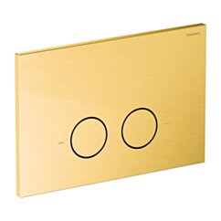 Omnires STEEL-R45 przycisk spłukujący ze stali nierdzewnej, złoty szczotkowany ST45PS1GLB