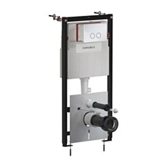 Omnires SET: STRONGFRAME stelaż podt. z ECO spłuk. + STEEL-R45 stal. przy. spł., chrom połysk STFWCECO1R45-RCR