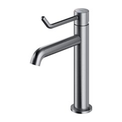 Omnires Y [Inclusive Design] bateria umywalkowa, 23 cm (głowica 25 mm), nikiel szczotkowany Y1212CID-NI
