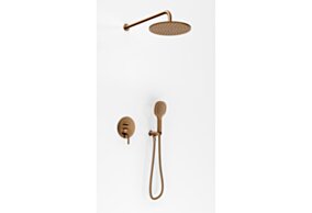 Kohlman zestaw prysznicowy z deszczownicą 25cm. QW210ABCR25