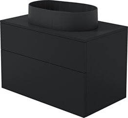 Deante Prizma Szafka umywalkowa z umywalką granitową - 55x35 cm SDNB8SNU6S