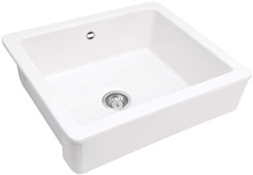 Deante Sabor Zlewozmywak ceramiczny 1-komorowy farmhouse ZCB_610H