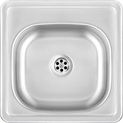 Deante Techno Zlewozmywak stalowy 1-komorowy ZMU_0100