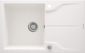 Deante Andante Flush Zlewozmywak granitowy 1-komorowy z ociekaczem - montowany na równi z blatem ZQN_A11F