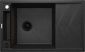 Deante Magnetic Zlewozmywak granitowy magnetyczny 1-komorowy z ociekaczem ZRM_G113