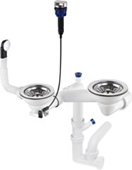 Deante Space-Saver Syfon do zlewozmywaka granitowego 1.5- i 2-komorowego - Space-Saver ZXY_9973