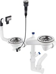 Deante Space-Saver Syfon do zlewozmywaka granitowego 1.5- i 2-komorowego - Space-Saver ZXY_9983
