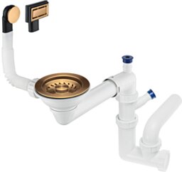 Deante Space-Saver Syfon do zlewozmywaka 1-komorowego - Space-Saver ZXY_C949