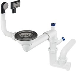 Deante Space-Saver Syfon do zlewozmywaka 1-komorowego - Space-Saver ZXY_D949