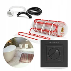 Termofol MATA GRZEWCZA GRZEJNA ZESTAW  o powierzchni 5m2 150W/m2 + TFH3 BLACK
