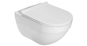 ROCA Zestaw HEBE: Miska wc podwieszana Rimless + deska wolnoopadająca slim CR-A34H138000