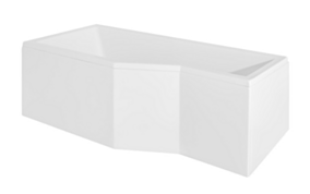 BESCO PMD Wanna INTEGRA  150x75 lewa+ parawan 3-skrzydłowy       BESCO BE-WAI-150-PL3