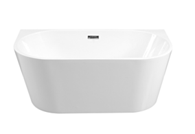 BESCO PMD Wanna VICA  170x80 wolnostojąca przyścienna + syf.chrom   BESCO BE-WAS-170-V