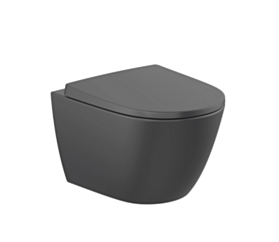 ROCA ONA Miska WC podwieszana Rimless czarny mat CR-A346688080