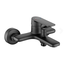 Kuchinox GAVA bateria wannowa ścienna czarna BQG_710D