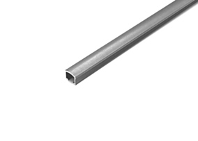 Listwa aluminiowa dekoracyjna srebrna szczotkowana 1x1x270 cm SSB10