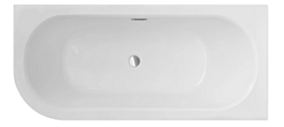 BESCO PMD Wanna AVITA 160x75 lewa    slim + syfon chrom   BESCO BE-WAV-160-NLP