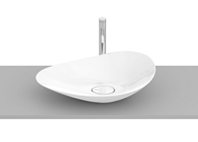 ROCA OHTAKE Umywalka nablatowa 62,5x38,5 cm Fineceramic® BIAŁY POŁYSK CR-A327A1P000