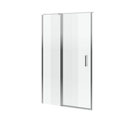 Excellent Mazo drzwi wnękowe wahadłowe pojedyncze 90x195 cm ze ścianką stałą, Clean Control, chrom KAEX.3025.K.1010.0900.CR