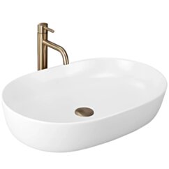 Rea UMYWALKA CLEO 61 WHITE MATT - NABLATOWA REA-U9653