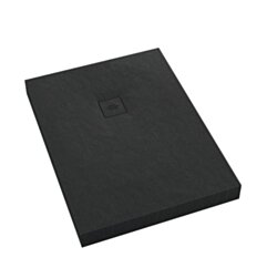 Schedline Brodzik akrylowy zintegrowany z nośnikiem Stabilsound Plus® oraz obudową akrylową przeciągniętą do podłogi NonLimits Black Stone 70x120x12cm, prostokątny, Gwarancja 10 lat