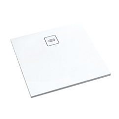 Schedline Brodzik kompozytowy Stabilsound Plus® Protos Smooth White 80x80x3,5 cm, kwadratowy, Gwarancja 15 lat