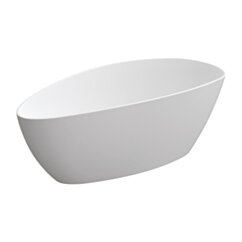Omnires BARCELONA M+ wanna wolnostojąca, 156 x 71 cm, biały mat BARCELONA156BM