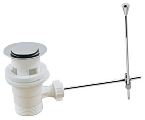 FERRO Korek 5/4'' z cięgnem do umywalki, tworzywo sztuczne, chrom FE-K39TW