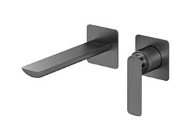 Kohlman Experience Gray bateria umywalkowa podtynkowa szczotkowany grafit QW180EG