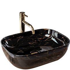 Rea UMYWALKA BELINDA BLACK MARBLE SHINY - NABLATOWA REA-U8907