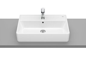 ROCA Umywalka GAP 60x42 prostokątna  Superglaze   ROCA CR-A3270MNS00