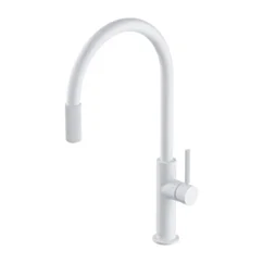 Omnires SWITCH bateria kuchenna do podłączenia zestawu filtrującego, biały mat SW9057WM