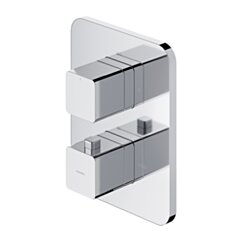 Omnires PARMA termostatyczna bateria prysznicowo-wannowa podtynkowa, chrom połysk PM7436CR