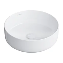 Omnires TULSA umywalka nablatowa ø36 cm, biały połysk TULSA355BP
