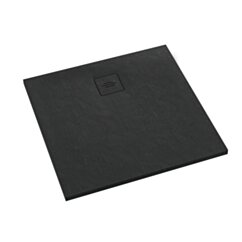 Schedline Brodzik kompozytowy Stabilsound Plus® Protos Black Stone 90x90x3,5 cm, kwadratowy, Gwarancja 15 lat