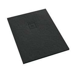 Schedline Brodzik kompozytowy Stabilsound Plus® Protos Black Stone 70x90x3,5 cm, prostokątny, Gwarancja 15 lat