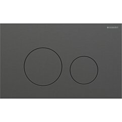 GEBERIT Przycisk Geberit Sigma40, przedni, stal nierdzewna czarny chrom, okrągły GEB-115.628.QD.1