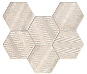 Tubądzin PTD SFUMATO HEX mozaika 29.8x22.1(9) MS-01-175-0289-0221-1-015