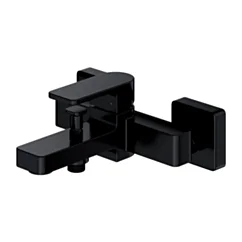 Omnires BARETTI bateria wannowa, czarny mat BA7830BL