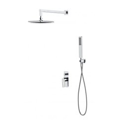 CERSANIT SET B253 ZESTAW PODTYNKOWY MILLE Z BATERIĄ WAN-NATR CHROM CERSANIT S952-012